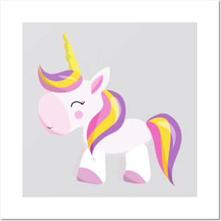 Magical Unicorn, Cute Unicorn, Little Unicorn Posters and Art